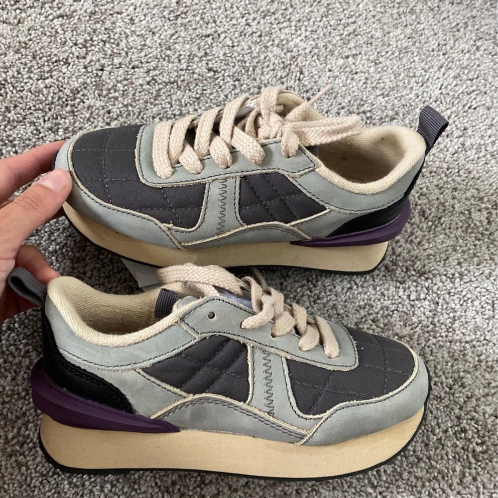 Zara Kids Sneakers - Gray and Cream